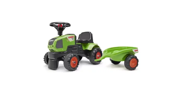 Falk 1012B Traktorek Baby Claas Axos 310 Przyczepka od 1 roku