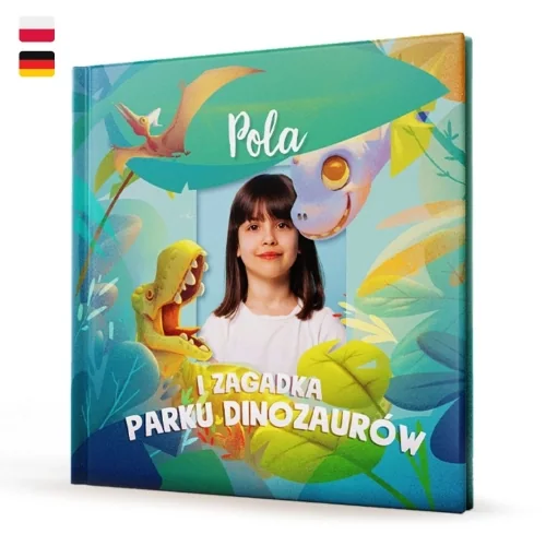 Dinozaury, personalizowana książka dla chłopca lub dziewczynki