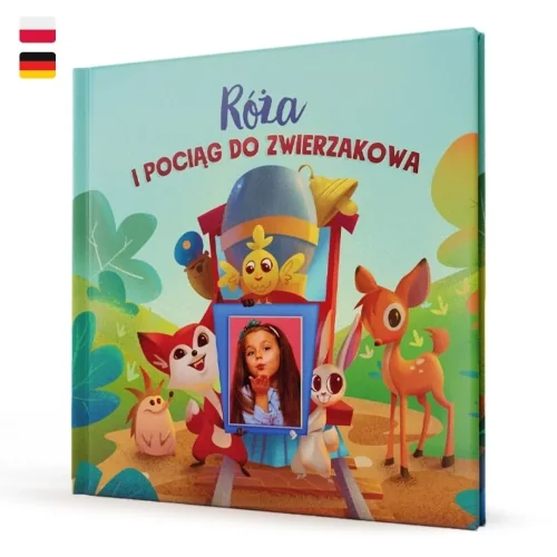 Zwierzakowo, personalizowana książka dla malucha, prezent na roczek