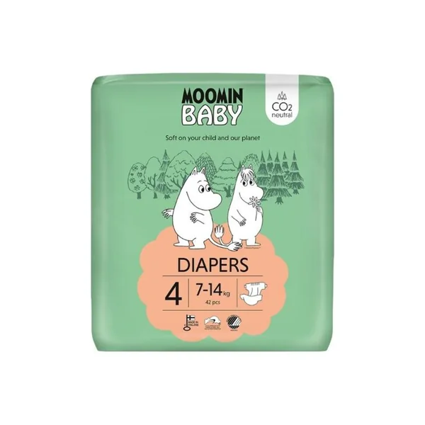 Moomin Baby (Muumi) Diapers, rozmiar 4